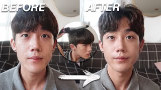 Korean Mens Hair Tutorial  Brute Choi [upl. by Meean]