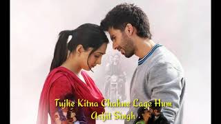 Tujhe Kitna Chahne Lage Hum Lyrics With English Translation – Kabir Singh [upl. by Yrrap]