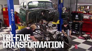 Rebuilding A 55 Chevy From The Frame Up Part 1 Horsepower S14 E12 [upl. by Amargo]