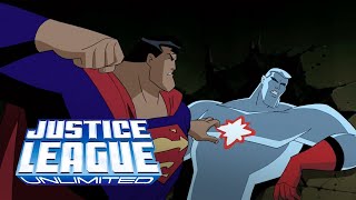 Captain Atom vs Superman  Justice League Unlimited [upl. by Abbie]