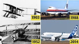 Evolution of airplanes 1903  2019  history of Aviation  Documentary [upl. by Tessy]