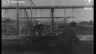 The Wright brothers first aeroplane flight 1903 [upl. by Kirk]