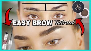 UNEVEN EYEBROW TUTORIAL STEP BY STEP  Sahony Bourdier [upl. by Janicki]