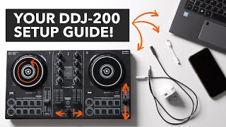 Getting started with the Pioneer DJ DDJ 200  Beginners Set Up Guide [upl. by Cerveny]