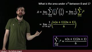 The Definite Integral Part III Evaluating From The Definition [upl. by Hammock748]