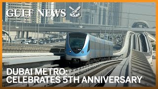 Dubai Metro celebrates 5th anniversary [upl. by Ahsinav151]