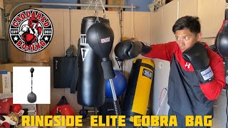 Ringside ELITE Cobra Reflex Bag UNBOXING AND FIRST LOOK OF RINGSIDES NEW COBRA BAG [upl. by Attenyw512]