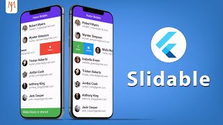 Flutter Slidable in ListView [upl. by Etnovaj]