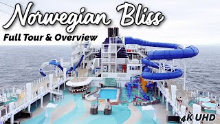 Norwegian Bliss  Full Tour amp Overview  HD 4K  Restaurants Rooms Decks amp More [upl. by Dnalwor]