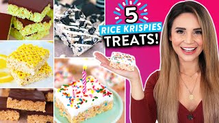 5 DIY RICE KRISPIES TREATS RECIPES You Have To Try [upl. by Ayel]