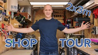 My Small and Efficient workshop 2 x 3 meter  2019 Shop tour [upl. by Ahseet]