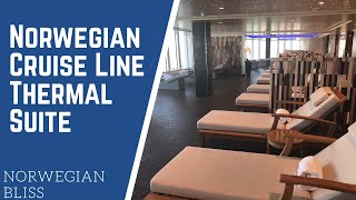 Thermal Suite Norwegian Bliss Spa Day on a Cruise [upl. by Vasos]