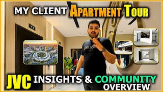 Jumeriah Village Circle luxury Apartment Tour  Dubai Property Vlogs [upl. by Rratsal865]