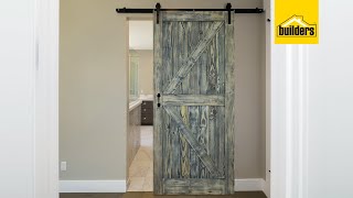 How to Install a Sliding Barn Door [upl. by Marinna]