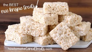 BEST Rice Krispie Treats Recipe [upl. by Fanchie]