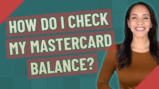 How do I check my Mastercard balance [upl. by Ened]