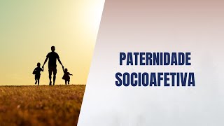 Paternidade socioafetiva [upl. by Shirl240]