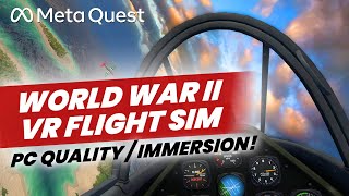 Warplanes Battles over Pacific Review  WW2 Dogfighting VR Sim for OculusMeta Quest 2 [upl. by Edniya369]