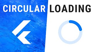 Flutter CircularProgressIndicator Widget [upl. by Notirb]