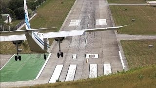 Dangerous Airport St Barth Landings and Departures  HD [upl. by Eniluap537]