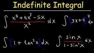 Indefinite Integral [upl. by Ragg]