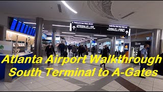 Atlanta Airport  Delta checkin and walkthrough flight from Atlanta to Denver [upl. by Alodi267]