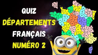 Quiz départements français 2  🔎📍🌏 [upl. by Ahsinauq]