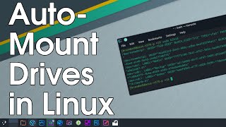 How to Auto Mount Drives in Linux on Boot [upl. by Sinnej827]