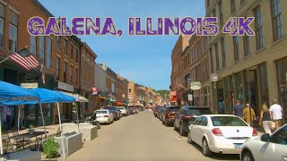 Illinois Most Popular Tourist Town Galena Illinois 4K [upl. by Vorster792]