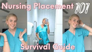 1ST YEAR NURSING  PLACEMENT SURVIVAL GUIDE [upl. by Eyde]