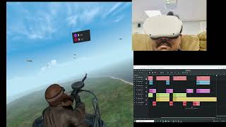 Oculus Quest 2 game Warplanes with BandLab music [upl. by Nyrual]