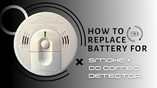 How to replace Kidde Combo Carbon Monooxide amp Smoke Detector Battery [upl. by Batsheva175]