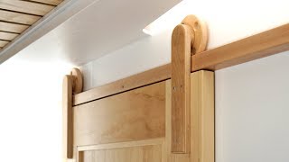 How To Make Wooden Barn Door Hardware [upl. by Knutson]