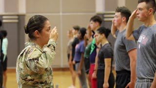 New US Army Recruits Prepare for Basic Training [upl. by Kcirdderf]