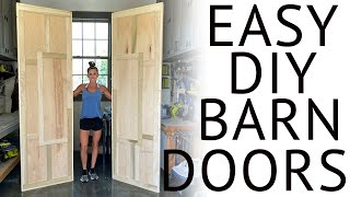 Easy DIY Barn Doors [upl. by Phillada]