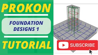 Prokon Foundation DesignPad Footing introduction to the GUI for Reinforced Concrete Footing Design [upl. by Demott]