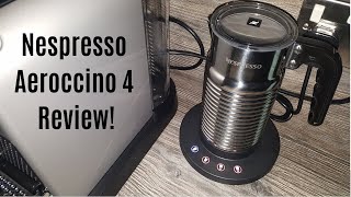 Nespresso Aeroccino 4 Milk Frother Review  Worth upgrading from the Aeroccino 3 [upl. by Margarita]