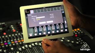 How to use the BEHRINGER X32 remote app for iPad  XiCONTROL [upl. by Llerdnad]