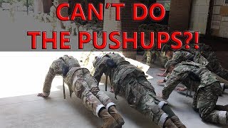 If You Cant Do The Exercise At Basic Training What Happens [upl. by Tippets]