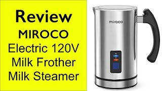 Review Miroco Milk Frother  How to make froth milk at home [upl. by Dionis284]