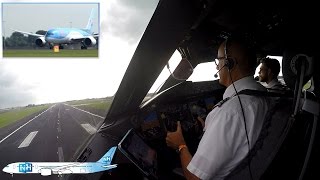 TUIfly Boeing 787 Dreamliner COCKPIT VIEW from Amsterdam to Palma [upl. by Arat]