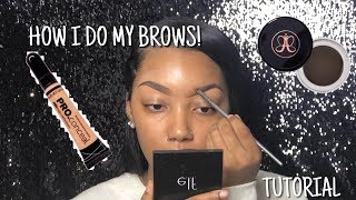 Quick amp Easy Eyebrow Tutorial  Jasmine Hall GIVEAWAY IN DESCRIPTION [upl. by Stormy254]