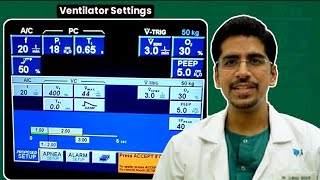 Basic Modes of Ventilator made easy VENTILATOR SETTINGS [upl. by Nivlac]