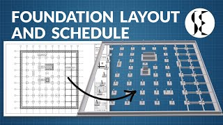 How to Read Building Foundation Drawings  Reinforcement Schedule [upl. by Elo498]