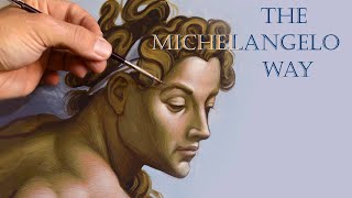 The Technique of Michelangelo  Egg Tempera [upl. by Nelad479]