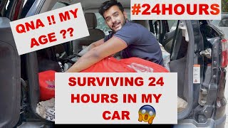 Living 24 HOURS in my CAR challenge plus QNA  OVERNIGHT CHALLENGE GONE WRONG [upl. by Sabian564]