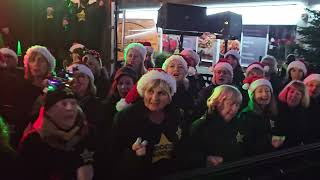 WHAT CHRISTMAS MEANS TO ME Rock Choir at Birkdale Lights Switch On 1st December 2024 [upl. by Devina]