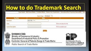 How to do Trademark Public Search  Online Demo [upl. by Ifen847]