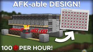 Minecraft Nether Wart Farm  Easy Design and AFKable [upl. by Wind941]