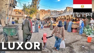 WALK TOUR IN LUXOR  EGYPT [upl. by Kei]